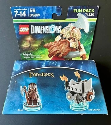 LEGO DIMENSIONS: Gimli Fun Pack (71220) LOTR - Genuino *¡NUEVO/SELLADO!* Foto 1 de 4