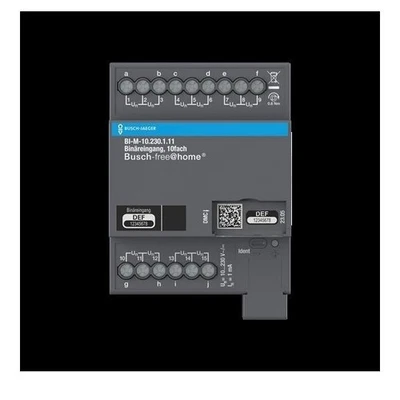 Busch-Jaeger Binäreingang, 10fach BI-M-10.230.1.11 Bussystem-Binäreingang - Bild 1 von 4