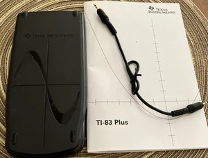 Texas Instruments TI-83 Plus Graphing Calculator Black Tested & Working - Picture 1 of 10