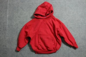 YZY Hoodie Youth Small Red Double Layer Pullover Kids 6-7 Kanye West Yeezy Gap - Picture 1 of 11