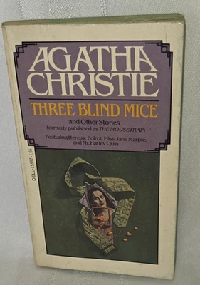 Three Blind Mice Paperback Book Agatha Christie 1st PRINTING 1980  - Image 1 of 4
