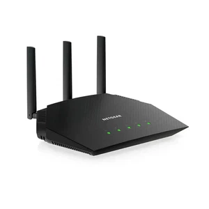 Netgear - AX1800 Wi-Fi 6 Router - RAX10 - Dual Band - Schwarz - Originalverpackt - Sehr guter Zustand - Bild 1 von 2