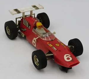 Scalextric Ferrari F1 #6 Power Sledge slot car 1:32 Ref. C9 England - Imagen 1 de 6