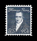 1968 Scott #1292a .40&#162; THOMAS PAINE - Overall Tagging, Dry Printing - VF-MNH-OG
