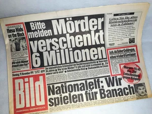 Bildzeitung vom 19.11.1991 New Kids on the Block  25. 26. Geburtstag          - Picture 1 of 1