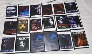 Friday The 13th Fan Films 18 Dvds Movies Lot COLLECTION Extremely RARE DVD OOP - Foto 1 di 20