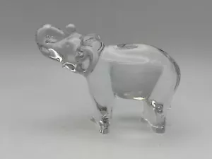 Baccarat Crystal ELEPHANT with Trunk Up 4 7/8" Figurine Excellent Condition - Picture 1 of 5