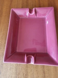 Vintage Aschenbecher Keramik  altrosa - Bild 1 von 2