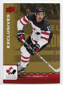 17/18 UD TEAM CANADA JUNIORS EXCLUSIVES PARALLEL /199 (#1-100) U-Pick From List - Picture 1 of 61