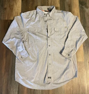 Harley Davidson Long Sleeve Button Shirt Mens XLarge Black/gray  Vented Logo - Picture 1 of 6
