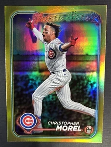 2024 Topps Christopher Morel Gold Foil Future Stars Chicago Cubs #128 - Bild 1 von 2