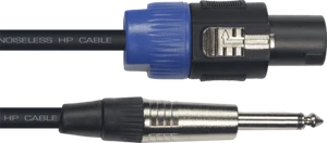 CABLE HAUT PARLEUR Speakon/Jack mono mâle 9m YELLOW CABLE HP9JS - Foto 1 di 1
