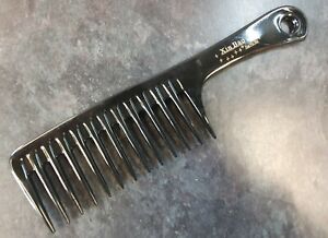 Black Large Wide Teeth Tooth Detangler Comb Brush with Handle UK Seller Free P&P
