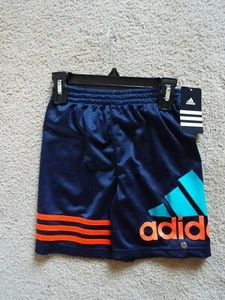 Adidas Boys Size 6 Shorts Navy /Red NWT - Picture 1 of 2