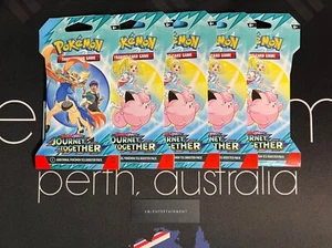 10 X POKEMON TCG SCARLET & VIOLET JOURNEY TOGETHER SLEEVED BOOSTER PACKS LOT - Picture 1 of 5