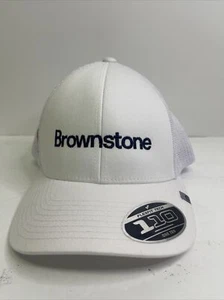 TRAVIS MATHEW FLEXFIT 110 ADJUSTABLE MESH TRUCKER CAP (Brownstone Logo) - Picture 1 of 7