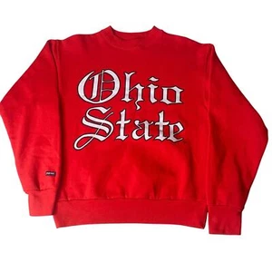Sudadera De Colección Ohio State University Buckeyes Roja Antigua Inglesa Jansport Talla M - Imagen 1 de 6