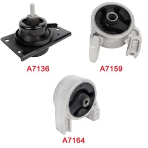 3PC Motor&Trans Mounts Set for Hyundai Accent 1.6L A7136 A7159 A7164 - Foto 1 di 8