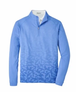 PETER MILLAR GOLF L/S Perth DIP-DYE CAMUFLAJE RENDIMIENTO 1/4 CREMALLERA JERSEY Talla S $135 - Imagen 1 de 13