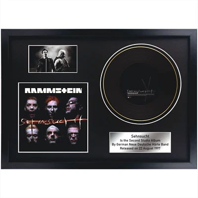 Rammstein – Sehnsucht / Memorabilia / LP / Souvenir in black frame / interior - Image 1 of 4