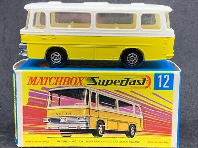 Matchbox Superfast MB12-B3: Setra Coach MINT with Transitional Type G Box - Image 1 of 4