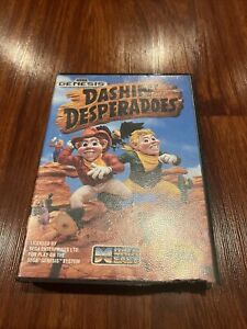 Dashin' Desperadoes (Sega Genesis, 1993) Cartridge, Manual & Case Included