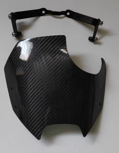 Yamaha MT-03 660 parabrisa fibra carbono con  MT 03 MT03 2006-2014 kit montaje - Bild 1 von 5