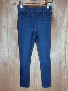 dunnes stores pull on jeans girls (ages 8-9) 23x23 jegging elastic waist blue - Picture 1 of 10