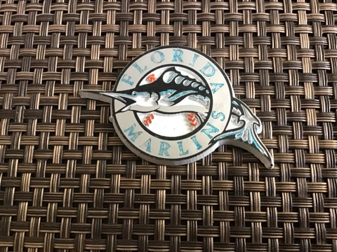 Vintage MLB Florida Marlins rubber fridge standing board magnet Cover