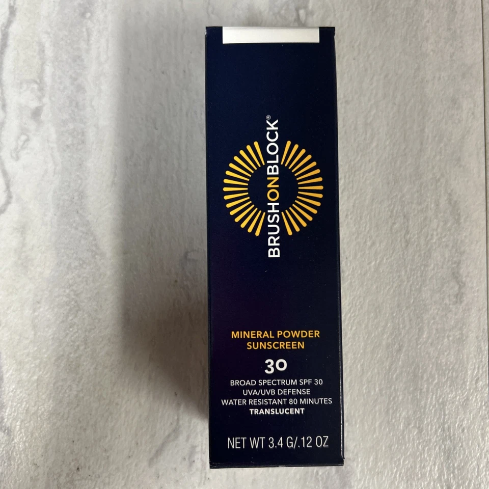 Protector solar en polvo mineral Brush On Block FPS 30, transclúcido 0,12 oz/3,4 g Foto 1 de 1