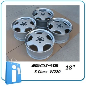 Original Felgen Mercedes AMG 18 " W220 A2204010802 A2204010902 CL C215 w215 w140 - Picture 1 of 24