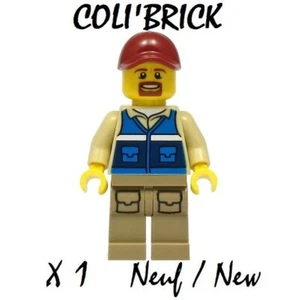 Lego City Figurine Minifig cty1298 - Wildlife Rescue Worker - NEW NEUF - Imagen 1 de 1