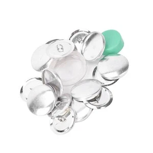 Cloth Bag Cover Buttons Kit Round Button Base Crafts Buckle Making Tools 30MM - Picture 1 of 22