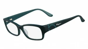 Salvatore Ferragamo SF2643 Eyeglasses Petrol Green w/Demo Lens 321 SF 2643 52mm - Picture 1 of 1