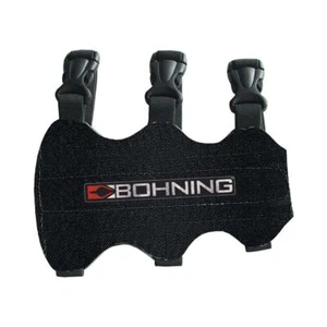 Bohning Archery 3 Strap Arm Guard - Black - Picture 1 of 1