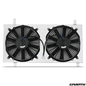 KIT FUNDA VENTILADOR UNIVERSAL 11" 80W VENTILADORES HOJA RECTA ALUMINIO ENFRIADOR RADIADOR - Imagen 1 de 12