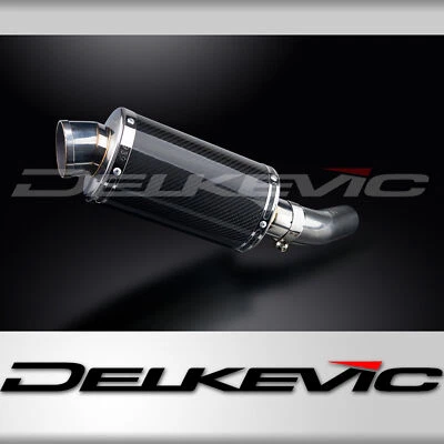 Kit silenciador escape carbono ovalado Kawasaki ZX-10R Ninja 2008-2010 Slip On 9" Foto 1 de 4