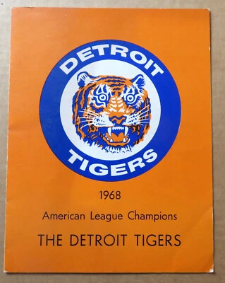 Detroit Tigers 1968 American Leage Champions Award Recognition Dinner Program - Image 1 of 4