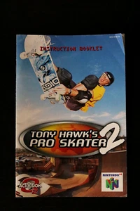 Tony Hawk's Pro Skater 2 Nintendo 64 Authentic Instruction Manual Booklet Only - Picture 1 of 2