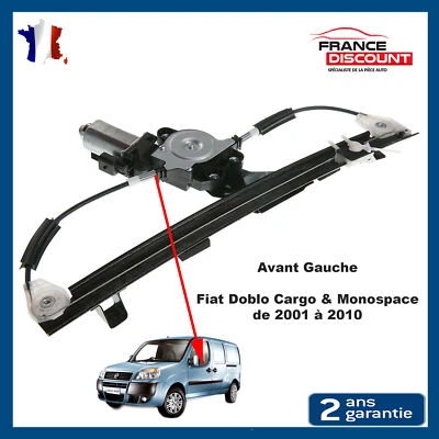 Mechanism Of Left Front Window Lift Driver for Fiat Doblo Cargo = 51704763 - Image 1 of 4