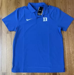 Polo uomo Duke Blue Devils Nike Coach Performance nuova con etichette grande - Foto 1 di 1
