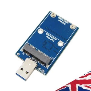 Mini SSD Caddy 6Gbps SSD Converter Adapter Enclosure PCI-E Supports 30*30/50 SSD - Picture 1 of 8