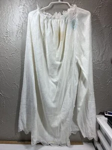 Komar OS English Terry Floral Wrap Around Towel Robe NOS Vintage -has Spots - Picture 1 of 4
