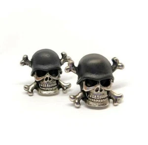 Harley Davidson fit License number plate bolt, skull crossbone all motorcycles - Picture 1 of 3