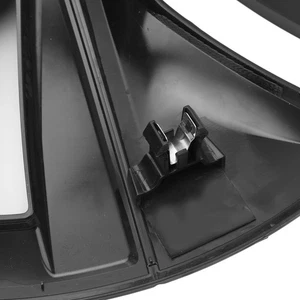 Auto 4PCS Wheel Hub Cap Matte Black High Strength Textured Design Replacement - Picture 1 of 24