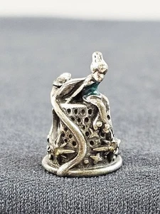 Pandora Disney Tinker Bell Celestial Thimble Charm S925 Ale Bead Authentic - Picture 1 of 12
