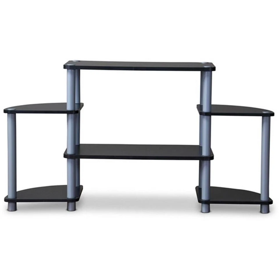 Soporte de TV Baxton Studio Orbit 42" en negro y gris Foto 1 de 3