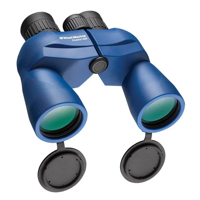 WEST MARINE Coastal 400 7 x 50 Waterproof Floating Binoculars With Case- New - Image 1 of 2
