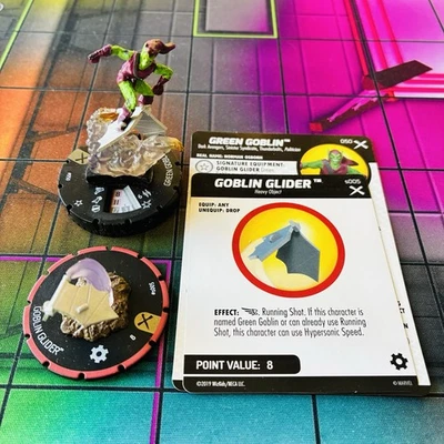 Heroclix Green Goblin SR + Glider | 050 s005 | Earth X Super Rare | Spider-Man - Image 1 of 4
