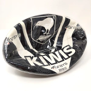 Neuseeland Rugby League KIWIS NZRL Ball Größe 5 Synthetik versiegelt Souvenir schwarz - Bild 1 von 14